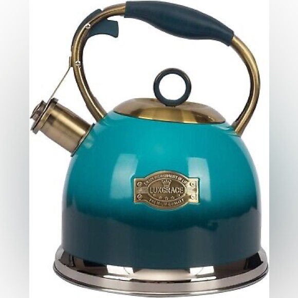 Tea Kettle -3.0 Quart Tea Kettles Stovetop Whistling Teapot Stainless Steel Tea - Picture 2 of 6